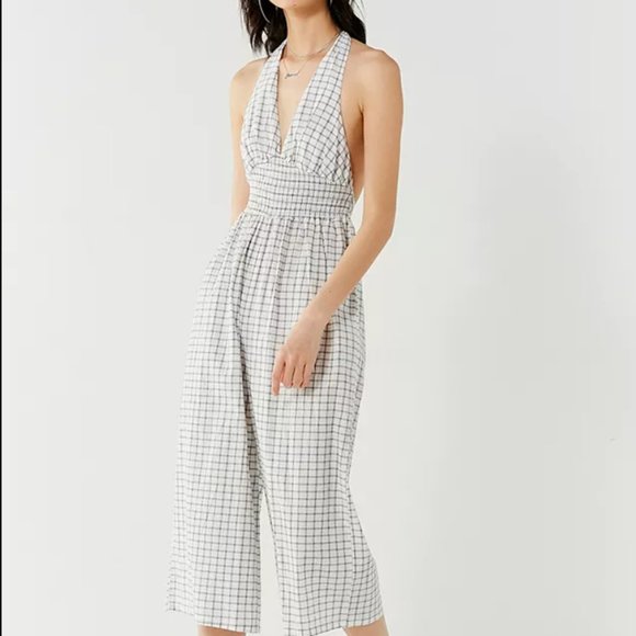 Urban Outfitters Donna Rae Smocked Jumpsuit - Picture 3 of 3